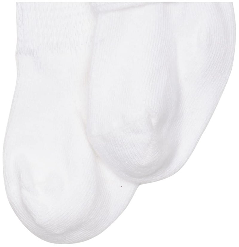 Jefferies Socks Unisex-Baby Newborn Bubble Stitch Rock-A-Bye Bootie 6 Pair Pack, White, Newborn - Image 2